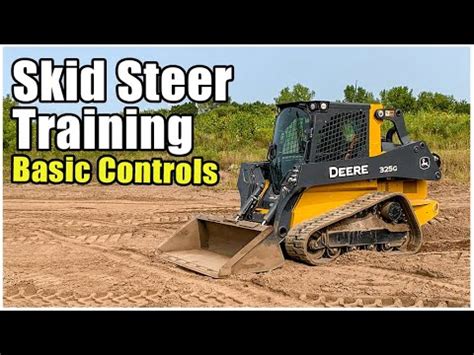 how to operate a track skid steer|skid steer instructional videos.